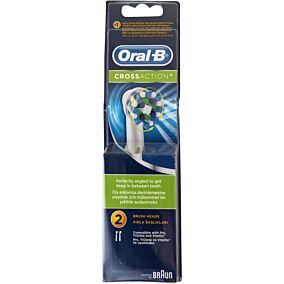 Ανταλλακτικά ORAL B cross action ηλεκτρικής οδοντόβουρτσας (2τεμ.)