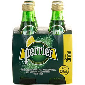 Νερό PERRIER lemon ανθρακούχο (4x330ml)