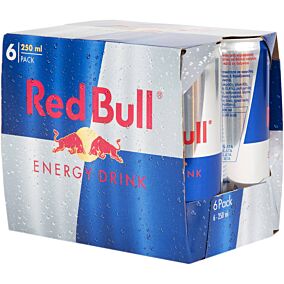 Ενεργειακό ποτό RED BULL energy (6x250ml)