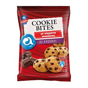 Μπισκότα ΑΛΛΑΤΙΝΗ Cookie Bites με σοκολάτα (70g)