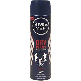 Αποσμητικό σώματος NIVEA Dry Impact For Men, σε σπρέι (150ml)