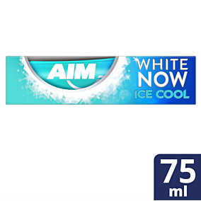 Οδοντόκρεμα AIM White Now Ice Cool Mint (75ml)