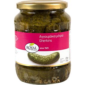 Αγγουράκια τουρσί ROYAL μέτρια (670g)