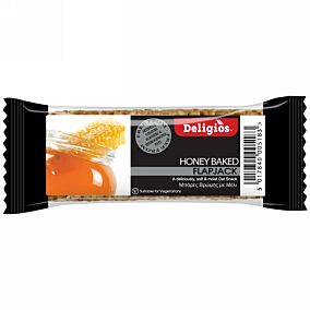 Μπάρα δημητριακών DELIGIOS Flap Jack μέλι (80g)