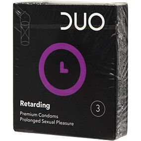 ΙΠ Προφυλακτικά DUO Retarding (επιβραδυντικά) (3τεμ.)