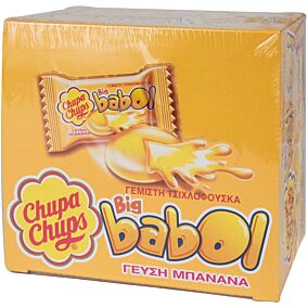 Τσίχλες CHUPA CHUPS Big Babol μπανάνα (60τεμ.)