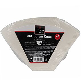 Φίλτρα για καφέ RIVA CAFÉ 1x4 (40τεμ.)