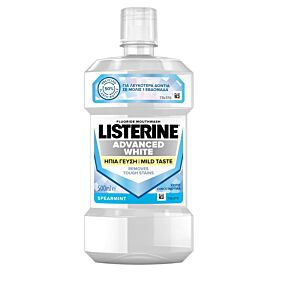 Στοματικό διάλυμα LISTERINE Advanced White με ήπια γεύση (500ml)