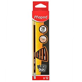 Μολύβια MAPED black'peps 2B (12τεμ.)