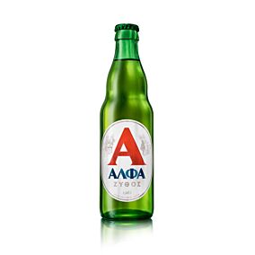 Μπύρα ΑΛΦΑ lager φιάλη (24x330ml)