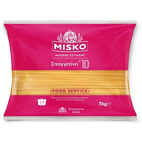 Πάστα ζυμαρικών MISKO σπαγγετίνι No.10 (3kg)