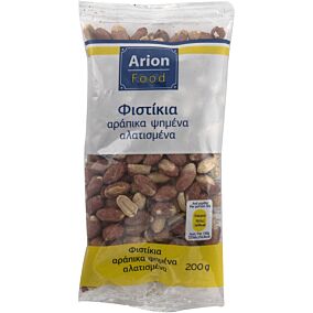 Φυστίκια ARION FOOD αράπικα ψημένα, αλατισμένα (200g)