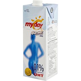 Γάλα MY DAY μακράς διαρκείας 0,1% λιπαρά (1lt)