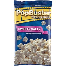 Ποπ κορν POPBUSTER SWEET & SALTY για μικροκύματα (100g)