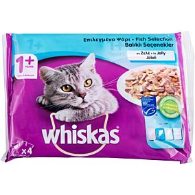 Τροφή WHISKAS γάτας ζελέ (100g)