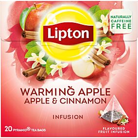 Τσάι LIPTON με άρωμα μήλο κανέλα (20x2,2g)