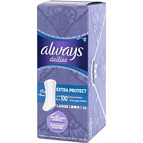 Σερβιετάκια ALWAYS fresh & protect large (26τεμ.)