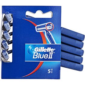 Ξυραφάκια GILLETTE blue ii fixed μιας χρήσης (5τεμ.)