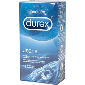 ΙΠ Προφυλακτικά DUREX Jeans ευκολοφόρετα (12τεμ.)