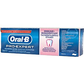 Οδοντόκρεμα ORAL B pro expert sensitive & whitening (75ml)