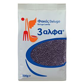 Φακές 3 ΑΛΦΑ Beluga μαύρες (500g)