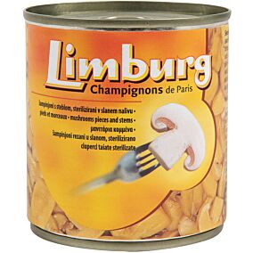 Κονσέρβα LIMBURG μανιτάρια κομμένα (200g)