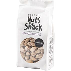 Φυστίκια SDOUKOS Nuts For Snack κελυφωτά, ωμά (200g)