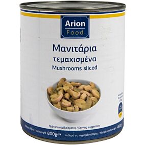 Κονσέρβα ARION FOOD μανιτάρια κομμένα (800g)