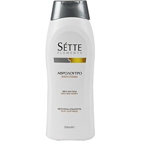 Αφρόλουτρο SETTE ELEMENTS Unisex μέλι και γάλα (500ml)