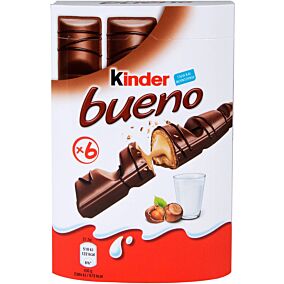 Γκοφρέτα KINDER BUENO σοκολάτα φουντούκι (6x21,5g)