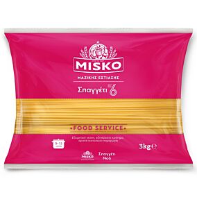 Πάστα ζυμαρικών MISKO σπαγγέτι No.6 (3kg)