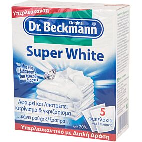 Υπερλευκαντικό DR. BECKMANN Super White, σε σκόνη (5x40g)