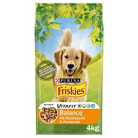 Ξηρά τροφή FRISKIES σκύλου με κοτόπουλο (4kg)