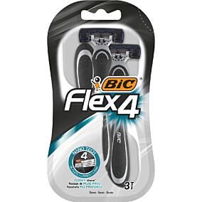 Ξυραφάκια BiC flex4 μιας χρήσης (3τεμ.)