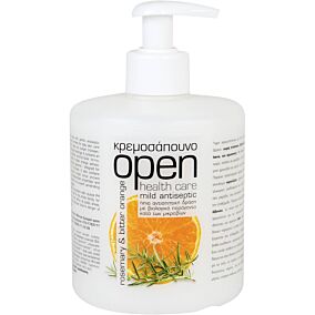 Κρεμοσάπουνο OPEN rosemary & bitter orange (500ml)