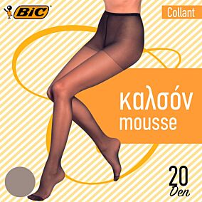 BIC καλσόν Collant Mousse 20D Pearl 1-2