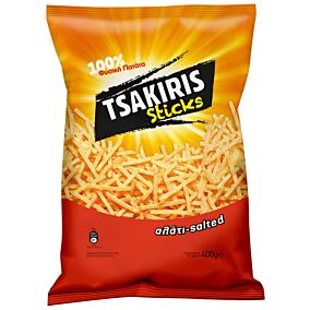 Πατατάκια TSAKIRIS τσιπς αλάτι (400g)