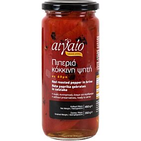 Πιπεριά ΑΙΓΑΙΟ κόκκινη ψητή (450g)