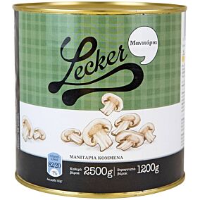 Κονσέρβα LECKER μανιτάρια κομμένα (3kg)