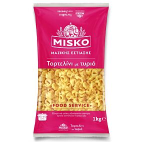 Πάστα ζυμαρικών MISKO τορτελίνι με τυριά (1kg)