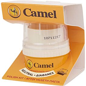 Βερνίκι παπουτσιών CAMEL πάστα διαφανές (55ml)