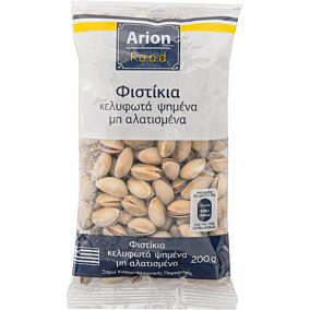 Φυστίκια ARION FOOD κελυφωτά, ψημένα, ανάλατα (200g)