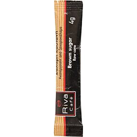 Ζάχαρη RIVA CAFÉ καστανή σε sticks (400x4g)