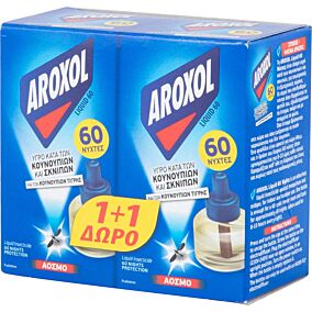 Εντομοαπωθητικό AROXOL υγρό ανταλλακτικό (2τεμ.)