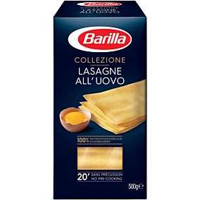 Πάστα ζυμαρικών BARILLA UOVO λαζάνια (500g)