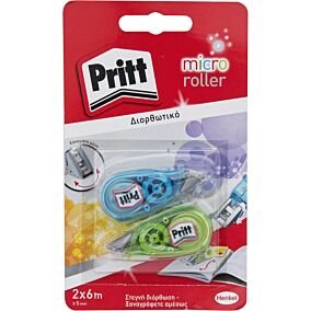 Διορθωτικό PRITT roller micro rolly bleu & green (2τεμ.)