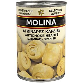 Κονσέρβα MOLINA αγκινάρες καρδιές (400g)