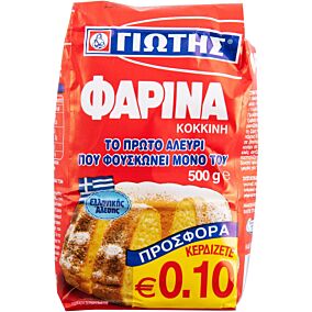 Αλεύρι ΓΙΩΤΗΣ φαρίνα κόκκινη (500g)