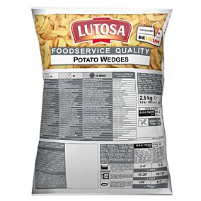 Πατάτες LUTOSA wedges κατεψυγμένες (2,5kg)