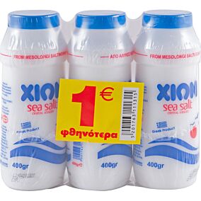 Αλάτι ΧΙΩΝ επιτραπέζιο (3x400g)